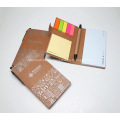 Fabrik direkt klebrige Notebook Set w / Recycling Pen